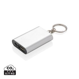 1.000 mAh nyckelring powerbank Silver