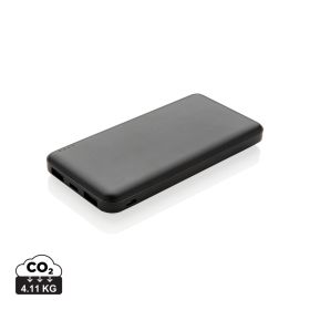 High Density 10.000 mAh powerbank i fickformat Svart