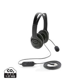 Over-ear headset med kabel