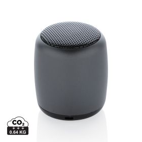 Mini aluminium trådlös högtalare Mörkgrå