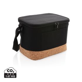 Kylväska med korkdetaljer Svart