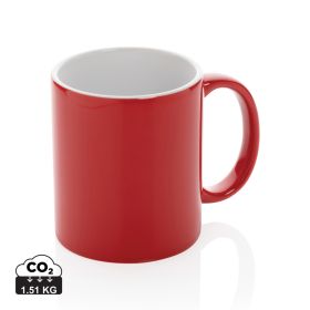 Keramikmugg klassisk 350 ml Röd