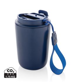 Cuppa vakuummugg med logoband RCS re-steel Blå
