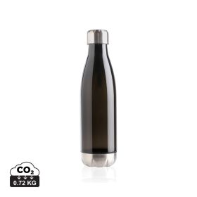 Läckagesäker vattenflaska med stainless steel lock Svart