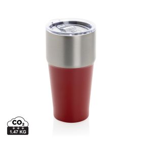 Fluid RCS-certifierat dricksglas i återvunnet stål 500ML Röd