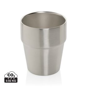 Clark dubbelväggig kaffemugg 300ml RCS Silver