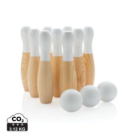 Skittle - Set med träkäglor