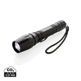 10W Heavy duty CREE-ficklampa Svart