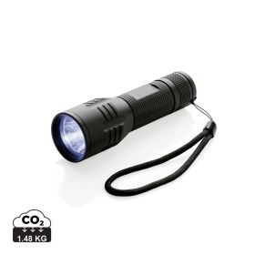 3W medium CREE-ficklampa Svart