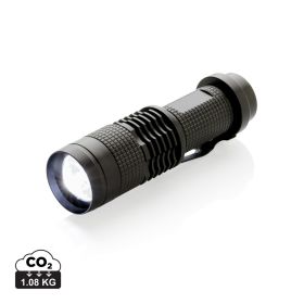 3W liten CREE-ficklampa Svart