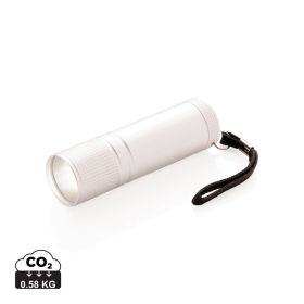COB ficklampa Silver