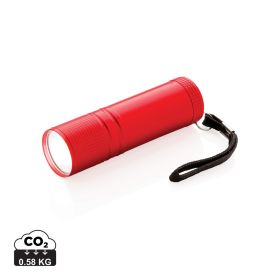 COB ficklampa Röd