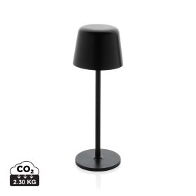 Zenic RCS återvunnen plast USB laddningsbar bordslampa Svart