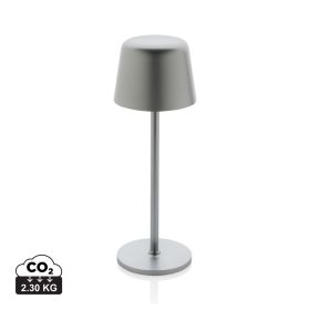 Zenic RCS återvunnen plast USB laddningsbar bordslampa Silver