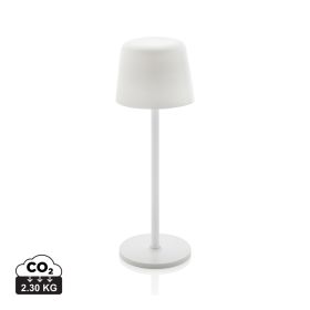 Zenic RCS återvunnen plast USB laddningsbar bordslampa Vit