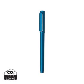 X6 cap pen med silkeslent bläck Blå