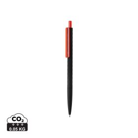 X3 svart penna smooth touch Röd