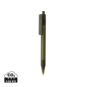 GRS RPET X8 transparent penna Grön