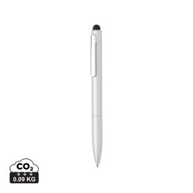 Kymi penna med touch RCS återvunnen aluminium Silver