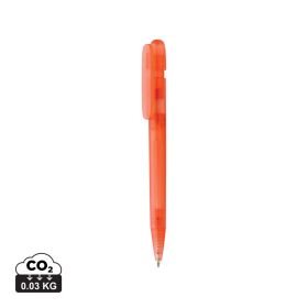 Devin GRS certifierad RABS penna transparent Röd