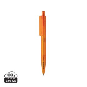 X3 GRS återvunnen PC-plastpenna frostad Orange