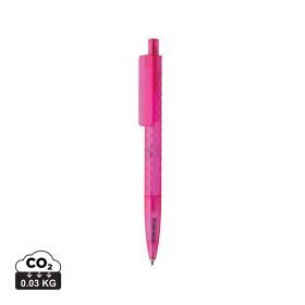 X3 GRS återvunnen PC-plastpenna frostad Rosa
