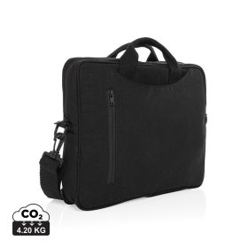 Laluka 15.4" laptopväska AWARE™ återvunnen bomull Svart