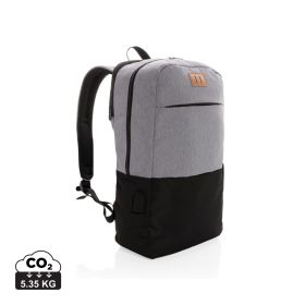 Modern 15.6" USB & RFID laptopryggsäck PVC-fri