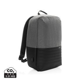 Swiss Peak AWARE™ anti-ficktjuv RFID 15.6" laptopryggsäck Grå