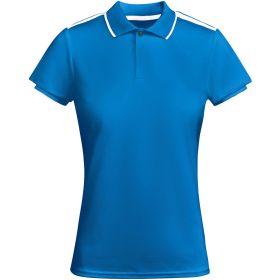 Tamil kortärmad sportpolo för dam Kungsblå