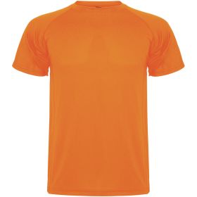 Montecarlo kortärmad sport-T-shirt för herr Fluor Orange