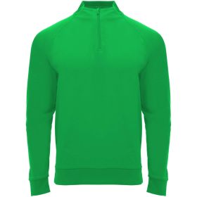 Epiro långärmad unisex sweatshirt med kvartslång dragkedja Grön