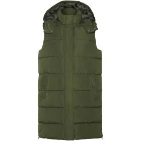 Reine lång damväst Militar Green