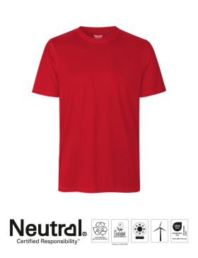 Recycled Performance T-shirt Röd
