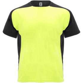 Bugatti kortärmad unisex T-shirt av återvunnet material Gul