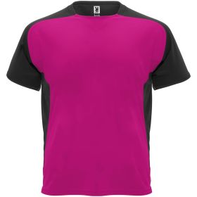Bugatti kortärmad unisex T-shirt av återvunnet material Rosa