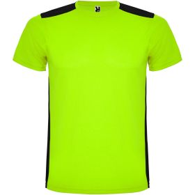Detroit kortärmad unisex sport-T-shirt Limegrön