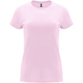 Capri kortärmad T-shirt för dam Ljusrosa