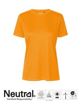 Dame Recycled Performance T-shirt Orange