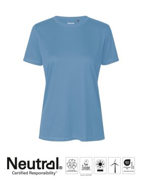 Dame Recycled Performance T-shirt Dusty Indigo