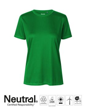 Dame Recycled Performance T-shirt Grön