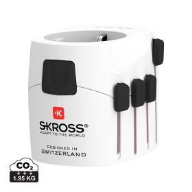 SKROSS Pro 3-polig världsreseadapter
