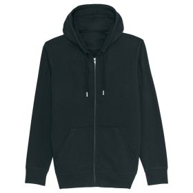 Connector - Den Nödvändiga Unisex Huvtröjan med Dragkedja Black