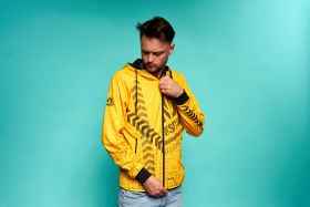 Sublimerad hoodie med dragkedja