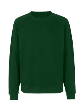 Unisex Tiger Cotton Sweatshirt Mörkgrön