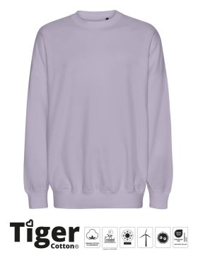 Tiger Cotton Oversized Sweatshirt Dusty Lila