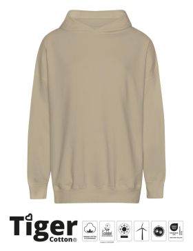 Tiger Cotton Oversized Hoodie TRUE