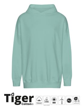 Tiger Cotton Oversized Hoodie Dusty Mint