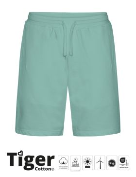 Tiger Cotton Sweatshorts Dusty Mint