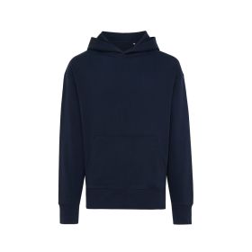 IQONIQ Yoho relaxed fit hoodie i återvunnen bomull Marin